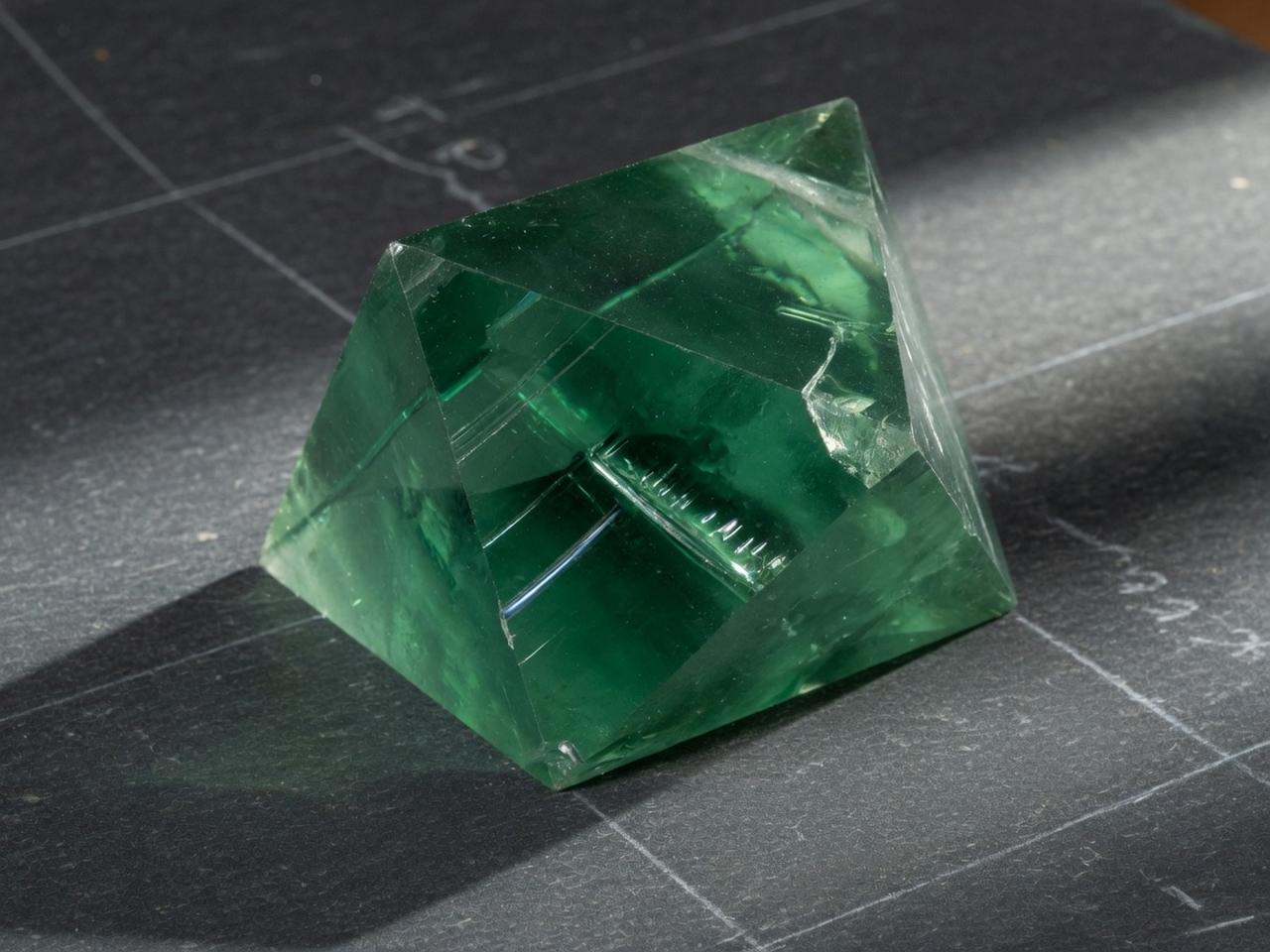 Fluorite octahedron