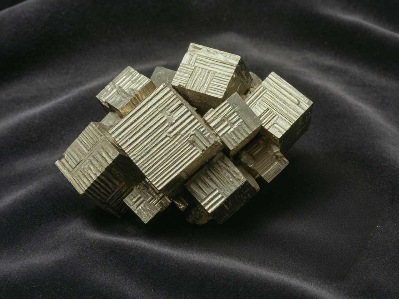 Pyrite cubes